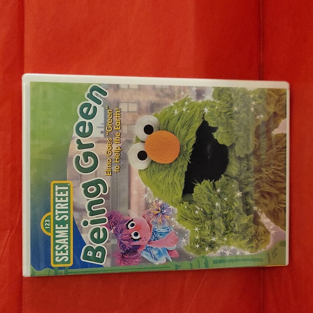 😎 NWT Sesame Street Being Green DVD